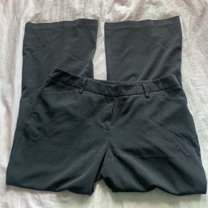 black trousers